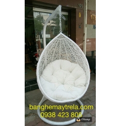 Xích đu đơn đan rối NH40 (màu trắng)
